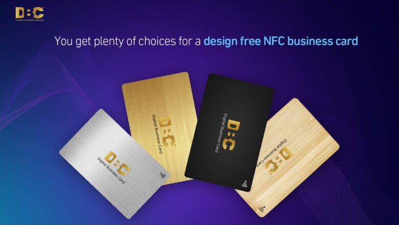 You get plenty of choices for a design free nfc business card